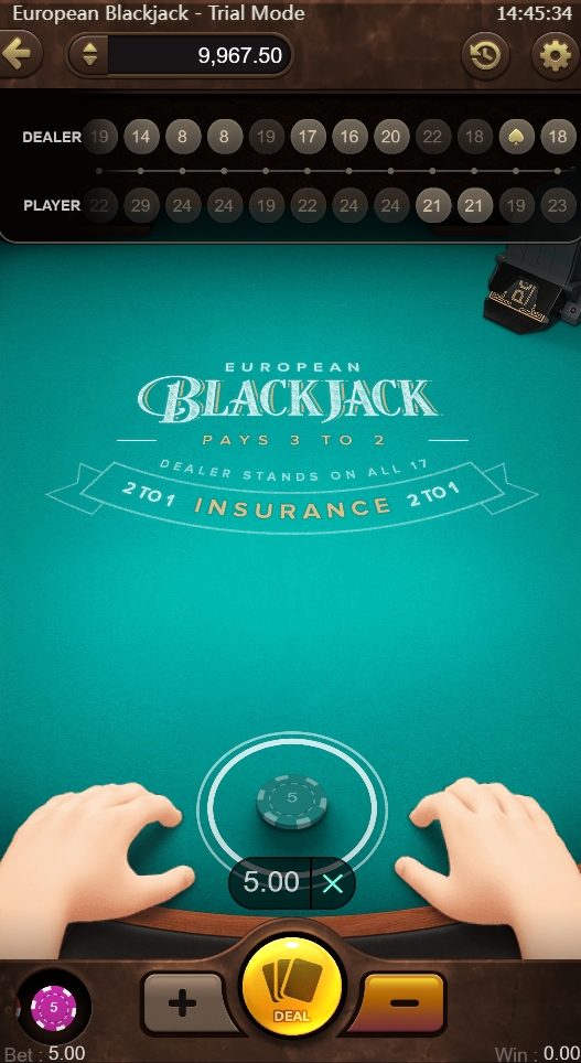 European Blackjack PGSLOT PGSLOTSPIN เว็บตรง