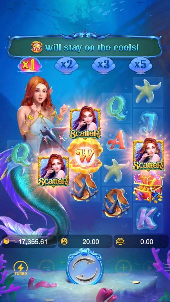 Mermaid Riches Pg slot Pgslotspin เว็บตรง